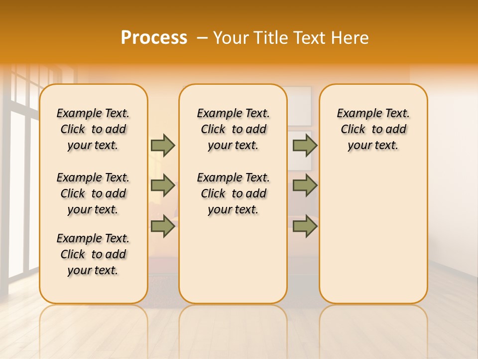 Wood Parquet Empty PowerPoint Template
