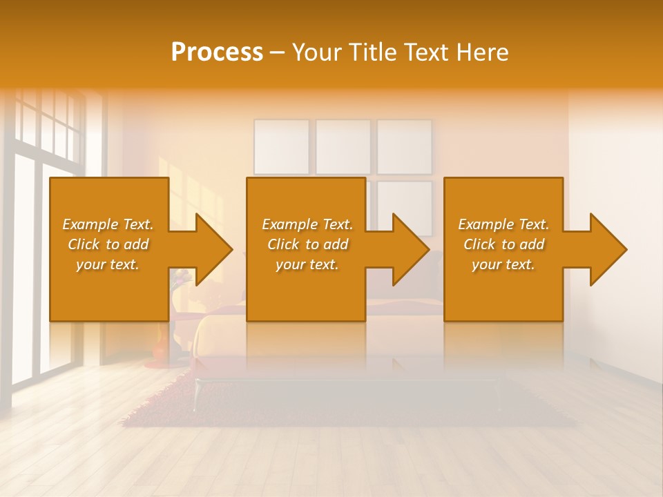 Wood Parquet Empty PowerPoint Template