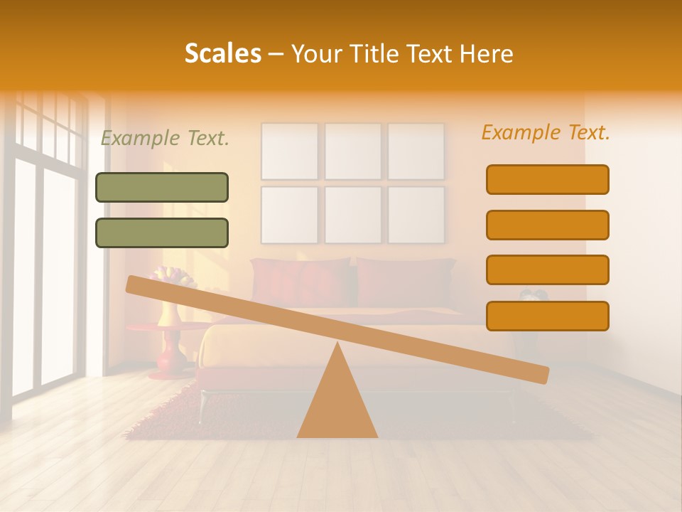 Wood Parquet Empty PowerPoint Template