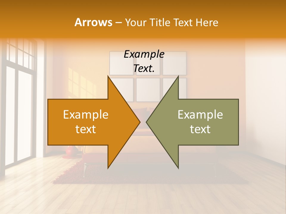 Wood Parquet Empty PowerPoint Template