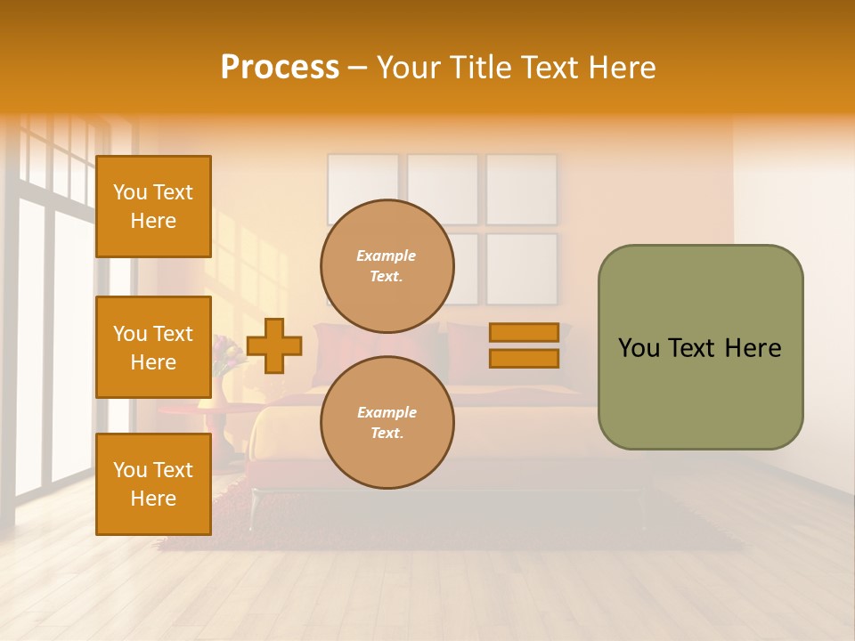 Wood Parquet Empty PowerPoint Template