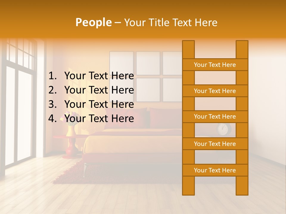 Wood Parquet Empty PowerPoint Template