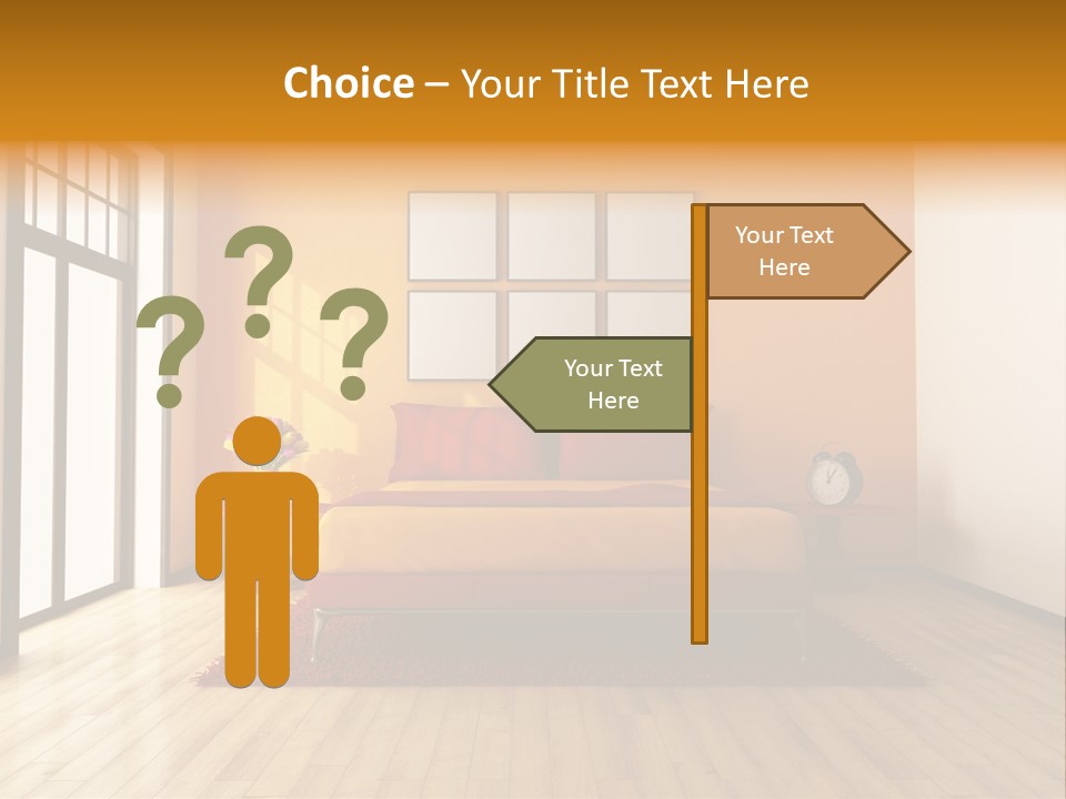 Wood Parquet Empty PowerPoint Template