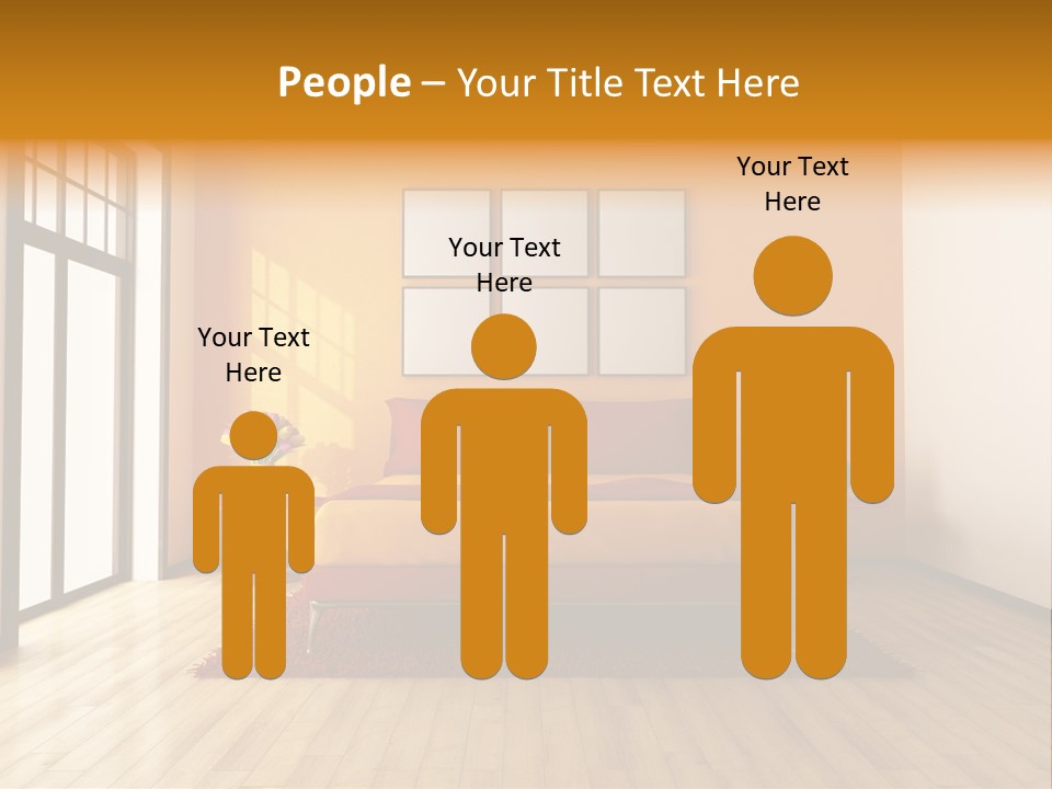 Wood Parquet Empty PowerPoint Template