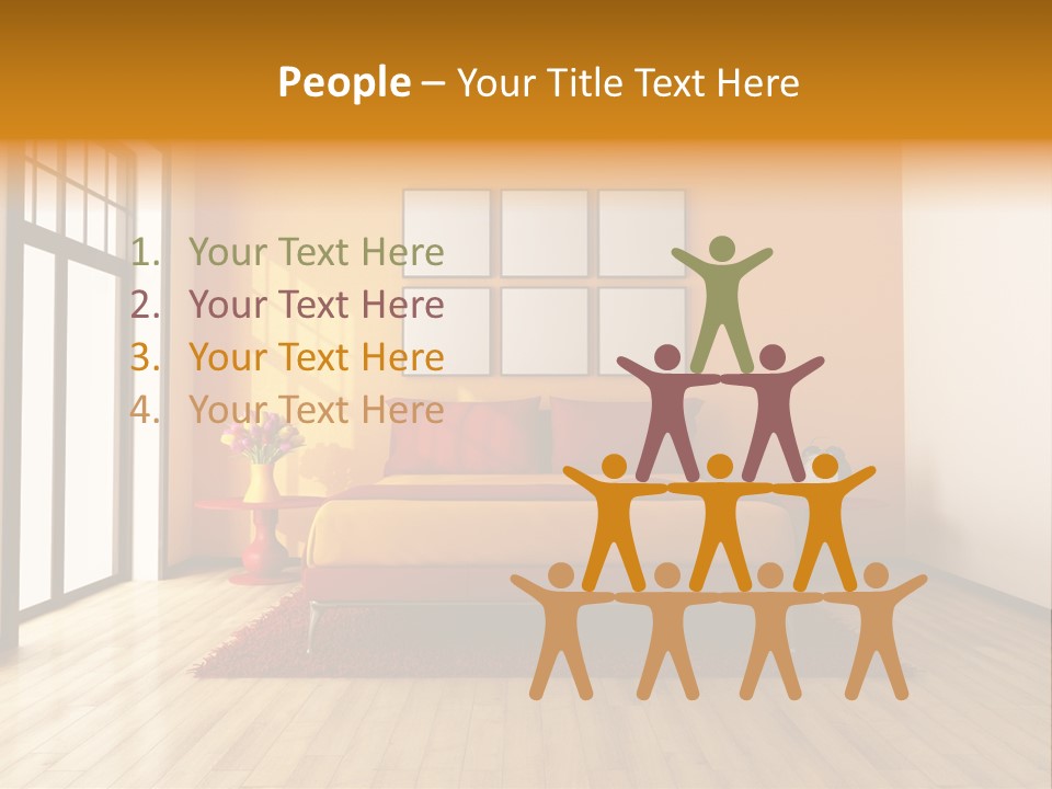 Wood Parquet Empty PowerPoint Template