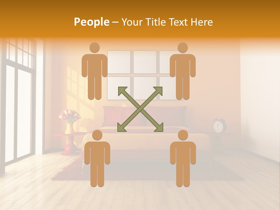 Wood Parquet Empty PowerPoint Template