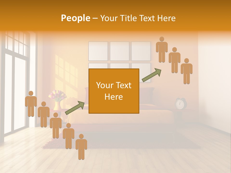 Wood Parquet Empty PowerPoint Template