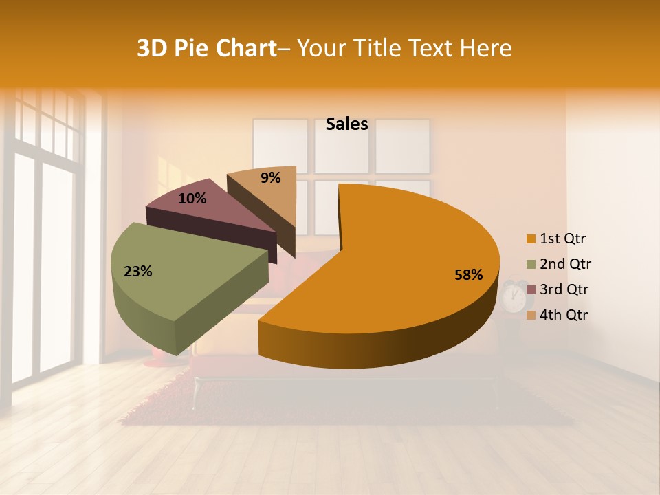 Wood Parquet Empty PowerPoint Template