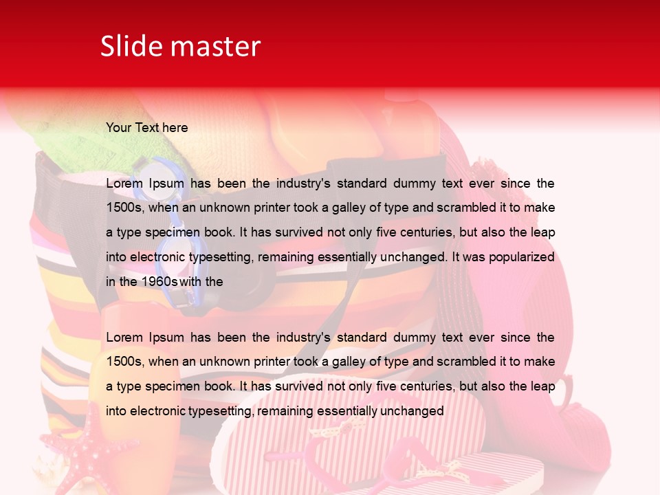 Summer Travel Fashion PowerPoint Template