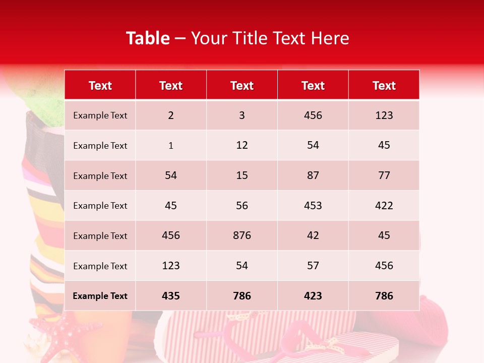 Summer Travel Fashion PowerPoint Template