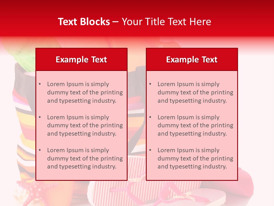 Summer Travel Fashion PowerPoint Template