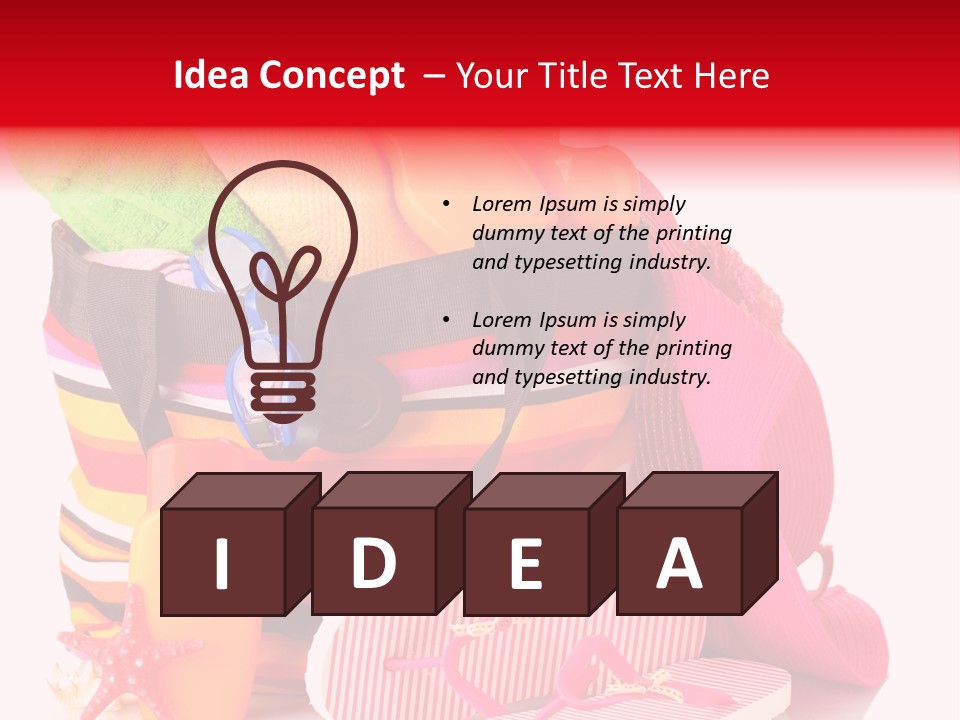 Summer Travel Fashion PowerPoint Template