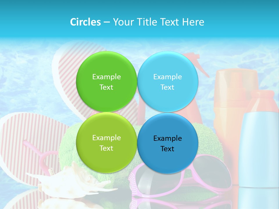Beauty Symbol Towels PowerPoint Template