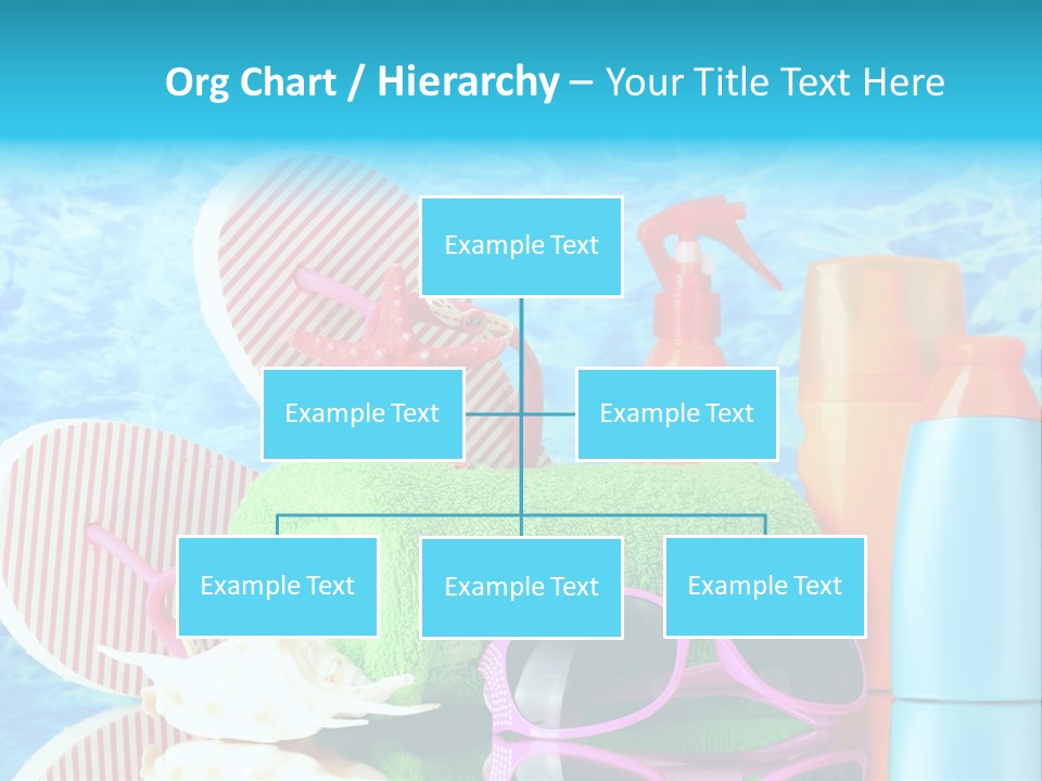 Beauty Symbol Towels PowerPoint Template