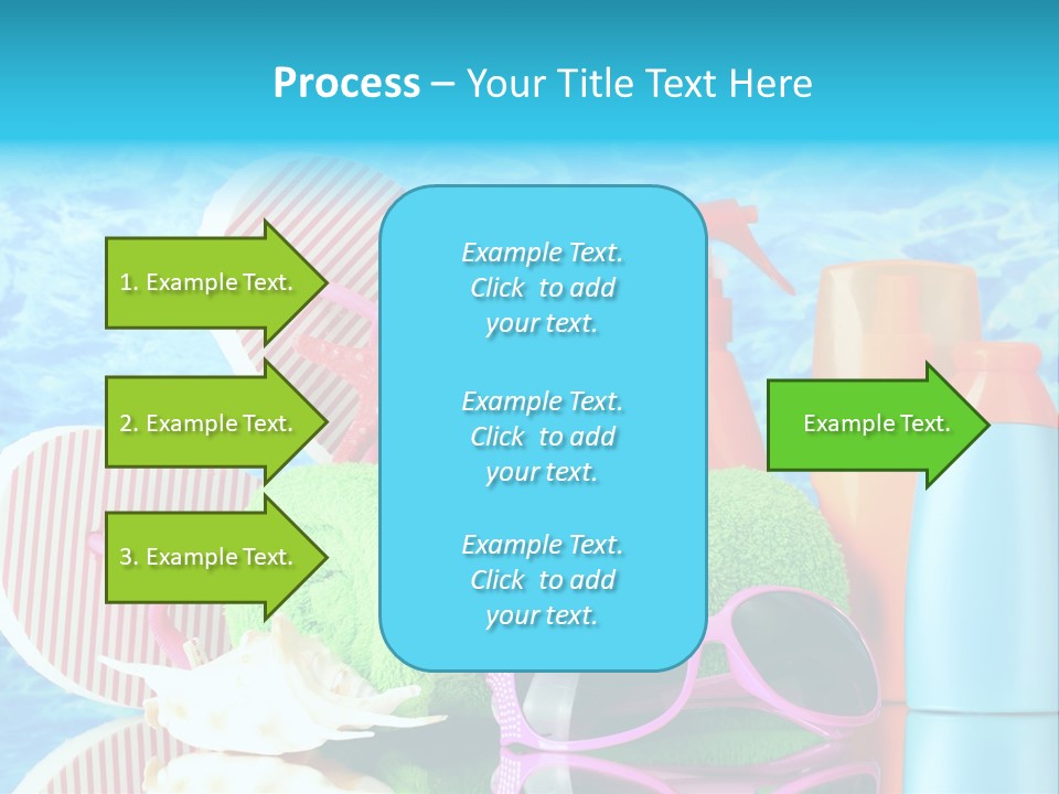 Beauty Symbol Towels PowerPoint Template