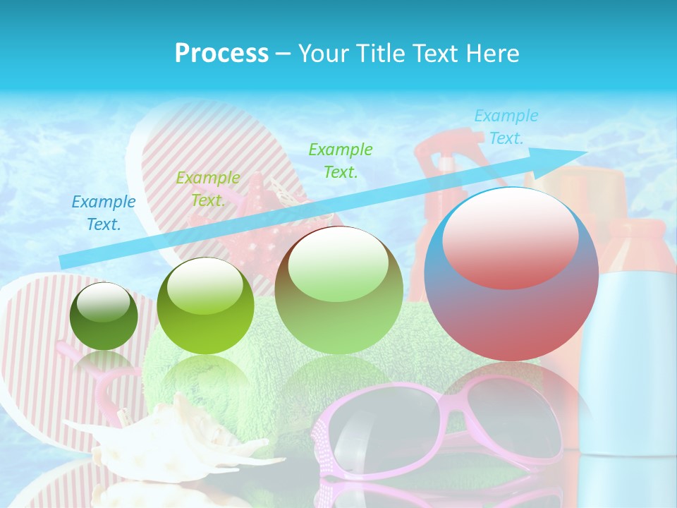 Beauty Symbol Towels PowerPoint Template