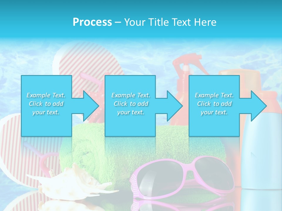 Beauty Symbol Towels PowerPoint Template