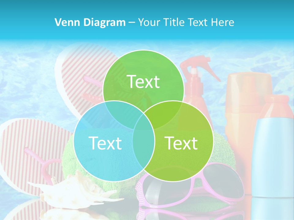 Beauty Symbol Towels PowerPoint Template