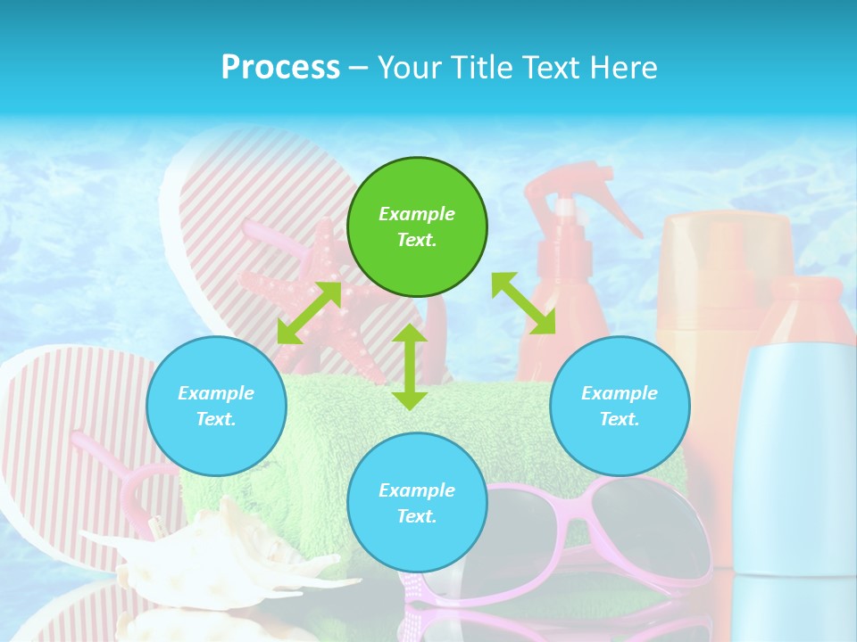 Beauty Symbol Towels PowerPoint Template