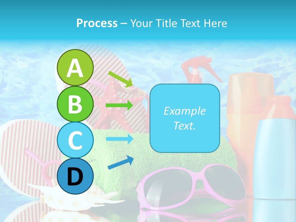Beauty Symbol Towels PowerPoint Template