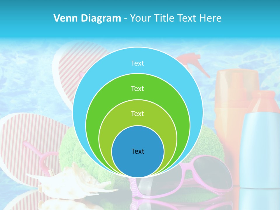 Beauty Symbol Towels PowerPoint Template