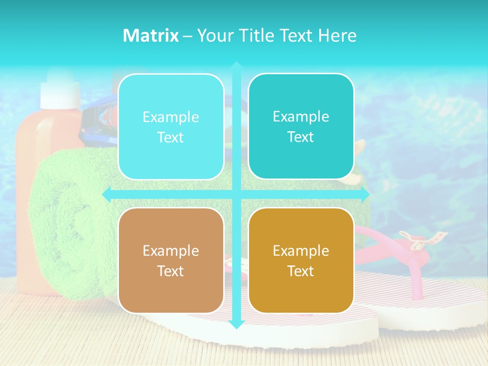 Yellow Towels Star PowerPoint Template