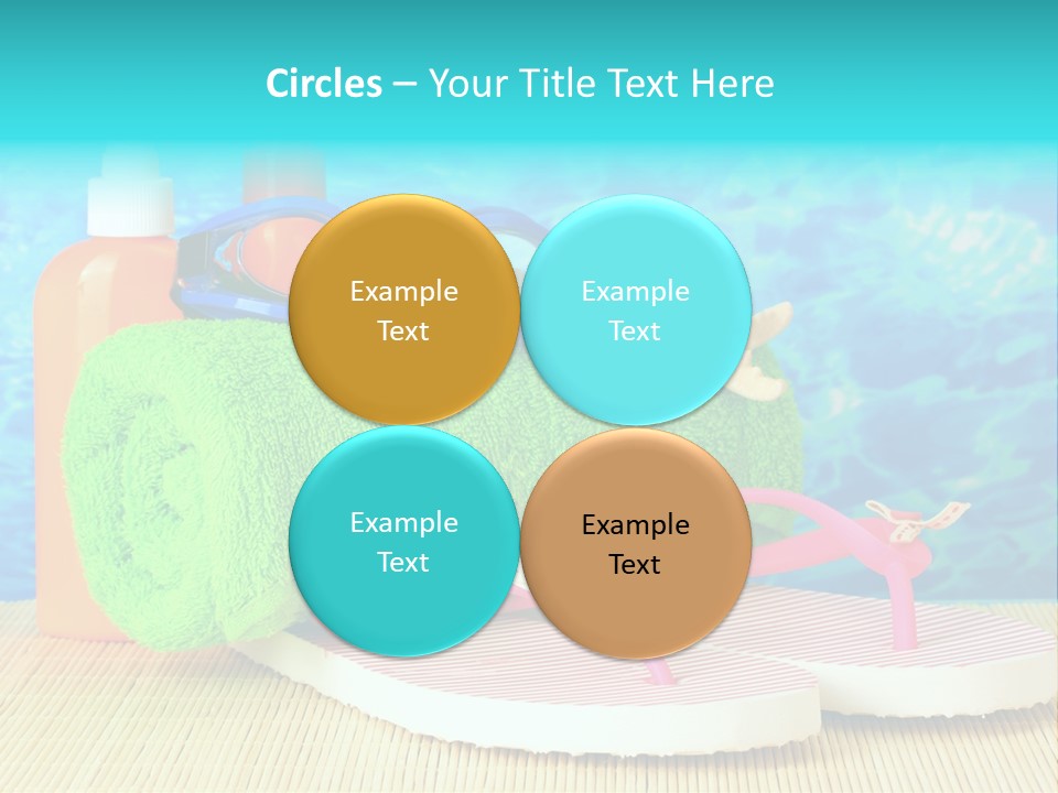 Yellow Towels Star PowerPoint Template