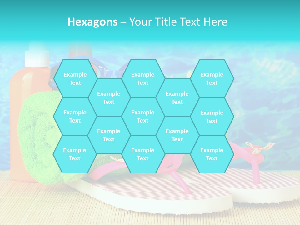 Yellow Towels Star PowerPoint Template