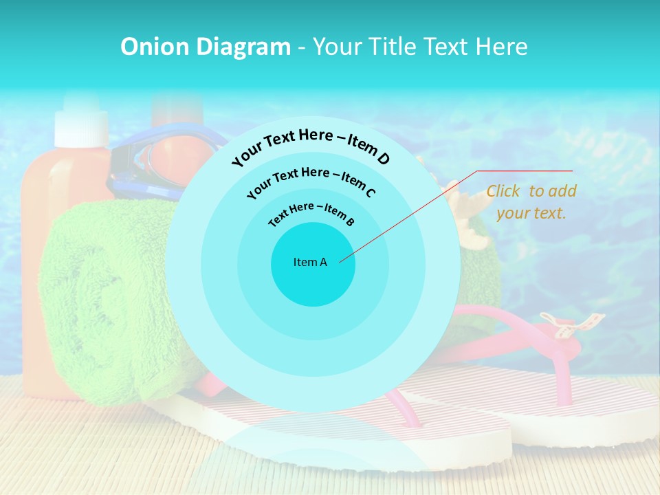 Yellow Towels Star PowerPoint Template