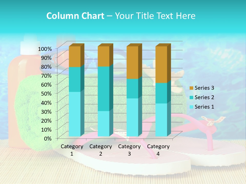 Yellow Towels Star PowerPoint Template