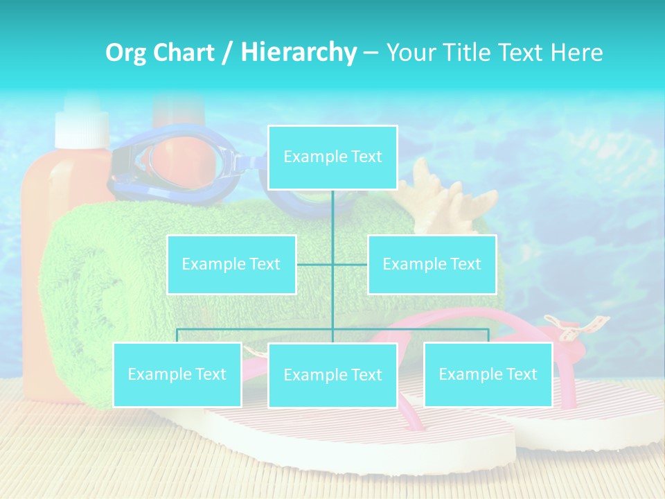 Yellow Towels Star PowerPoint Template