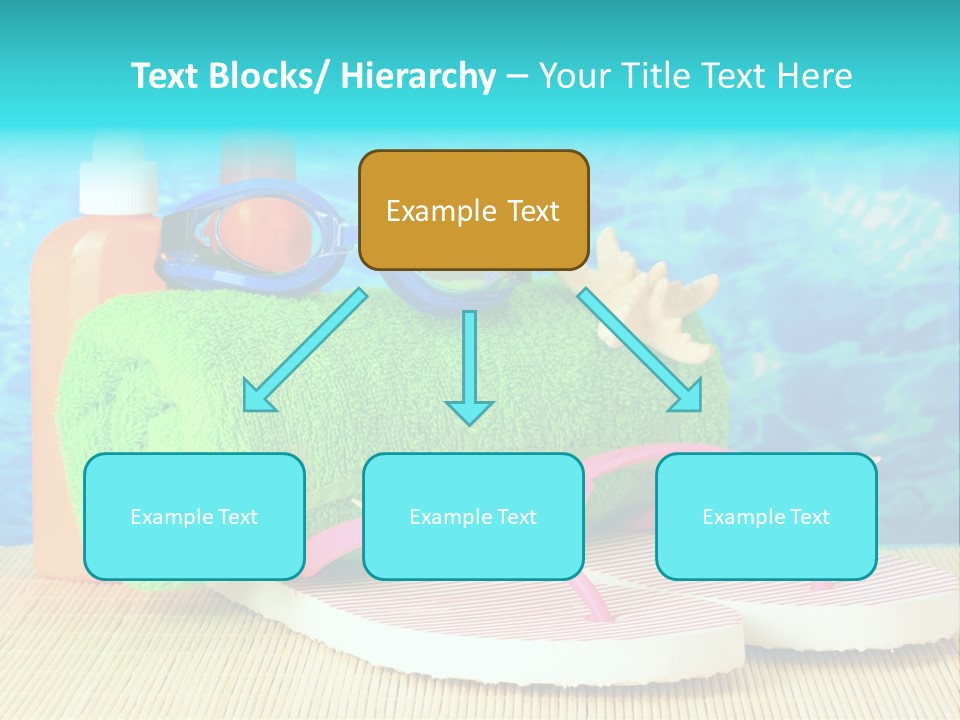 Yellow Towels Star PowerPoint Template