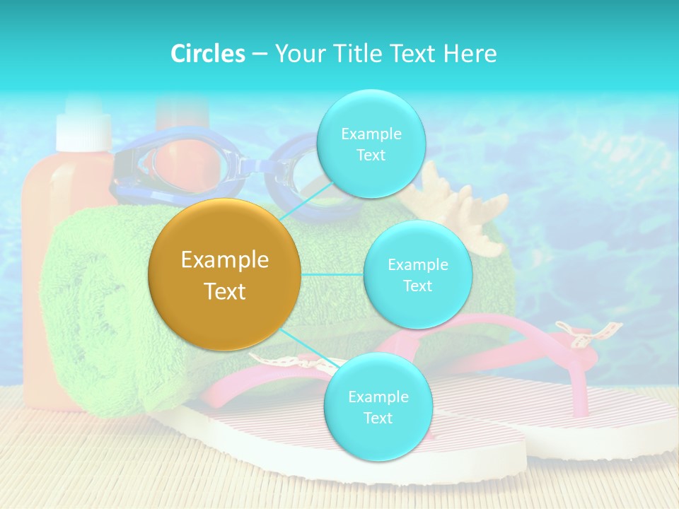 Yellow Towels Star PowerPoint Template