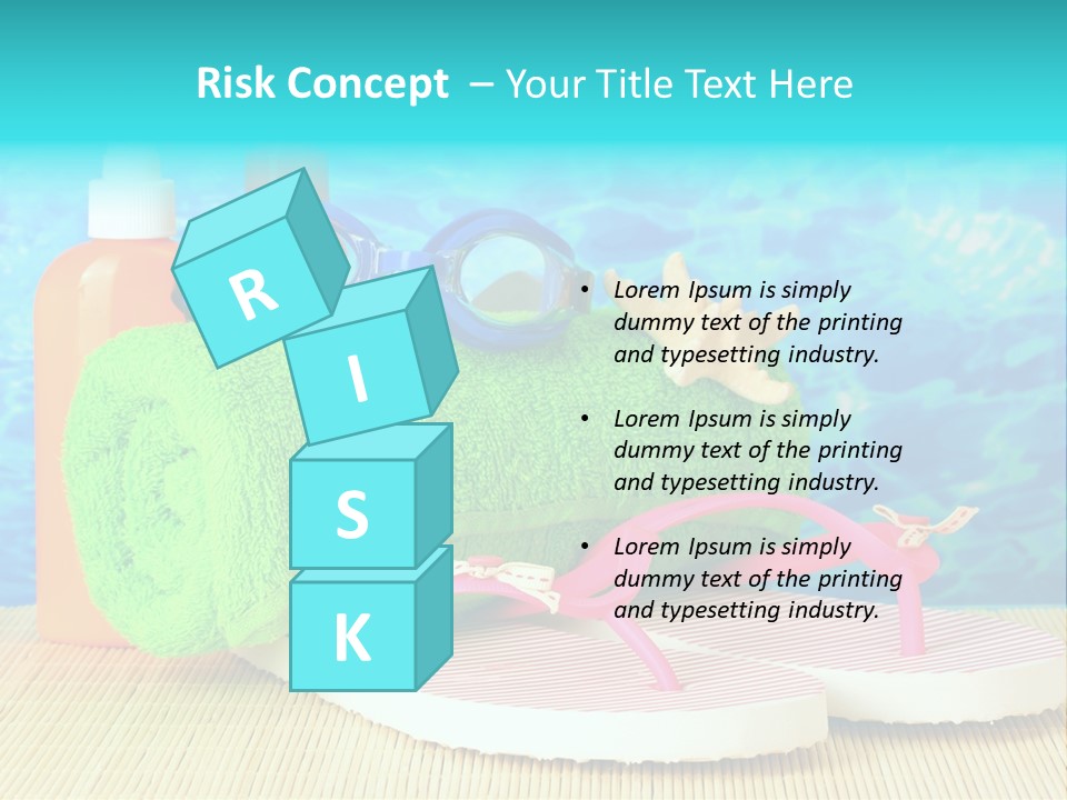 Yellow Towels Star PowerPoint Template