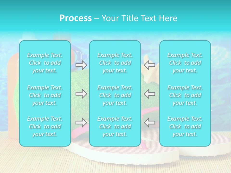 Yellow Towels Star PowerPoint Template