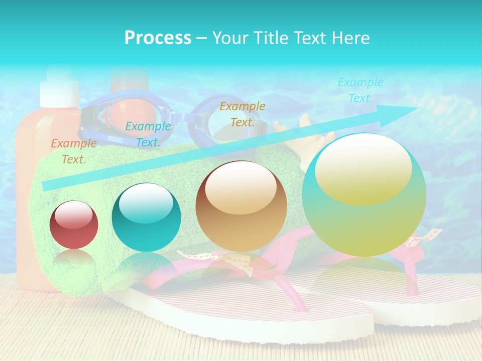 Yellow Towels Star PowerPoint Template