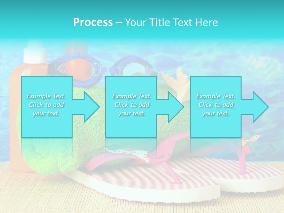 Yellow Towels Star PowerPoint Template