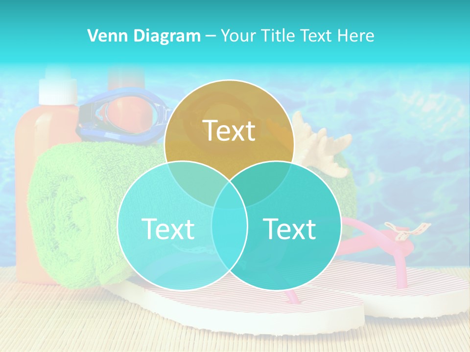 Yellow Towels Star PowerPoint Template