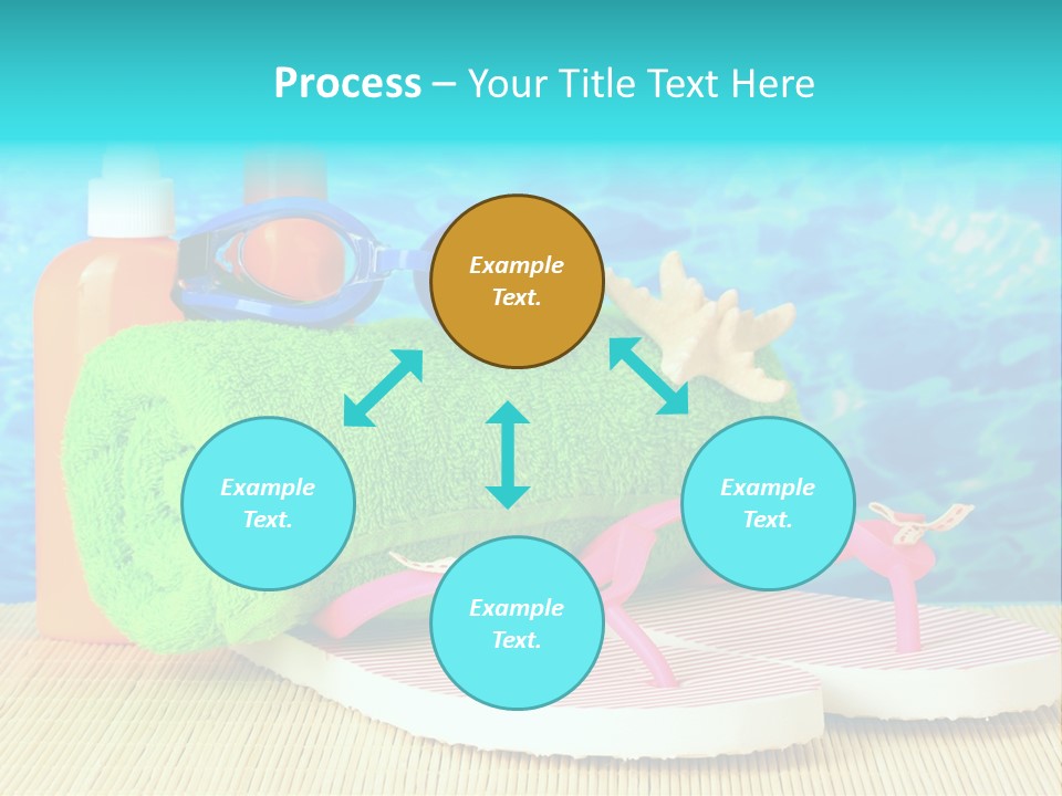 Yellow Towels Star PowerPoint Template