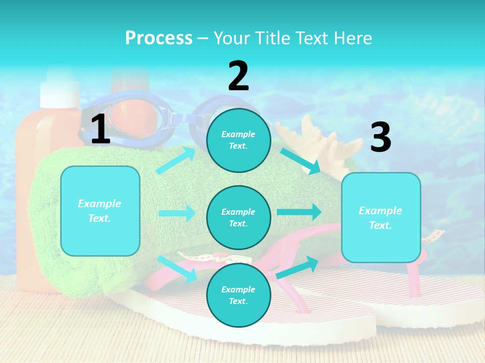 Yellow Towels Star PowerPoint Template