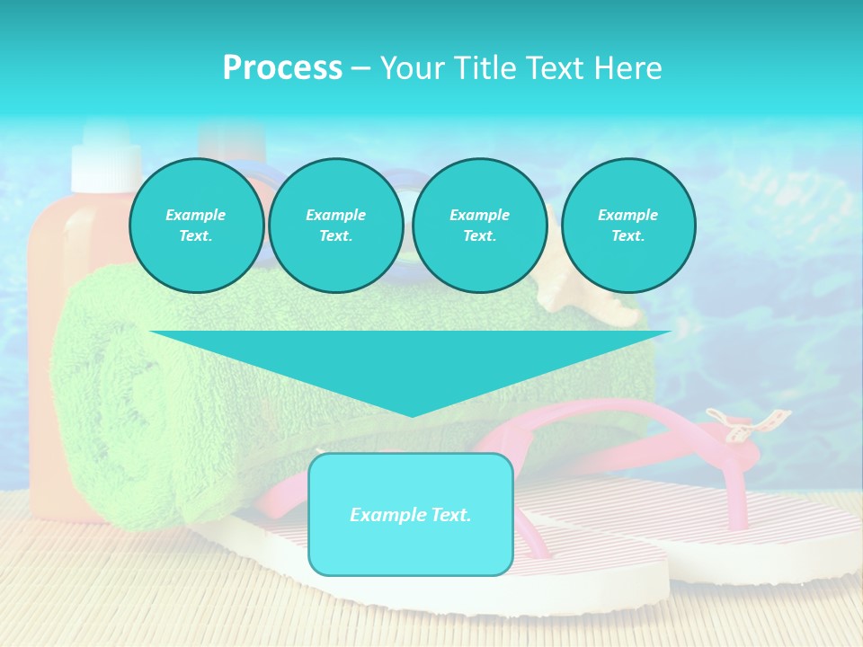 Yellow Towels Star PowerPoint Template