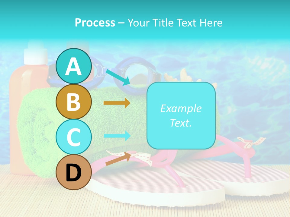 Yellow Towels Star PowerPoint Template