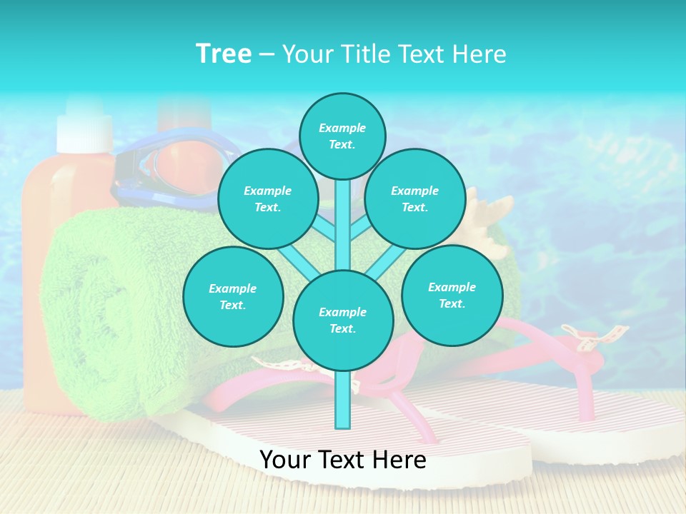 Yellow Towels Star PowerPoint Template