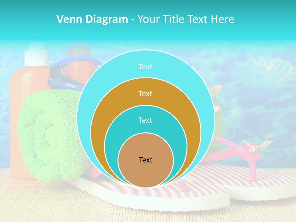 Yellow Towels Star PowerPoint Template