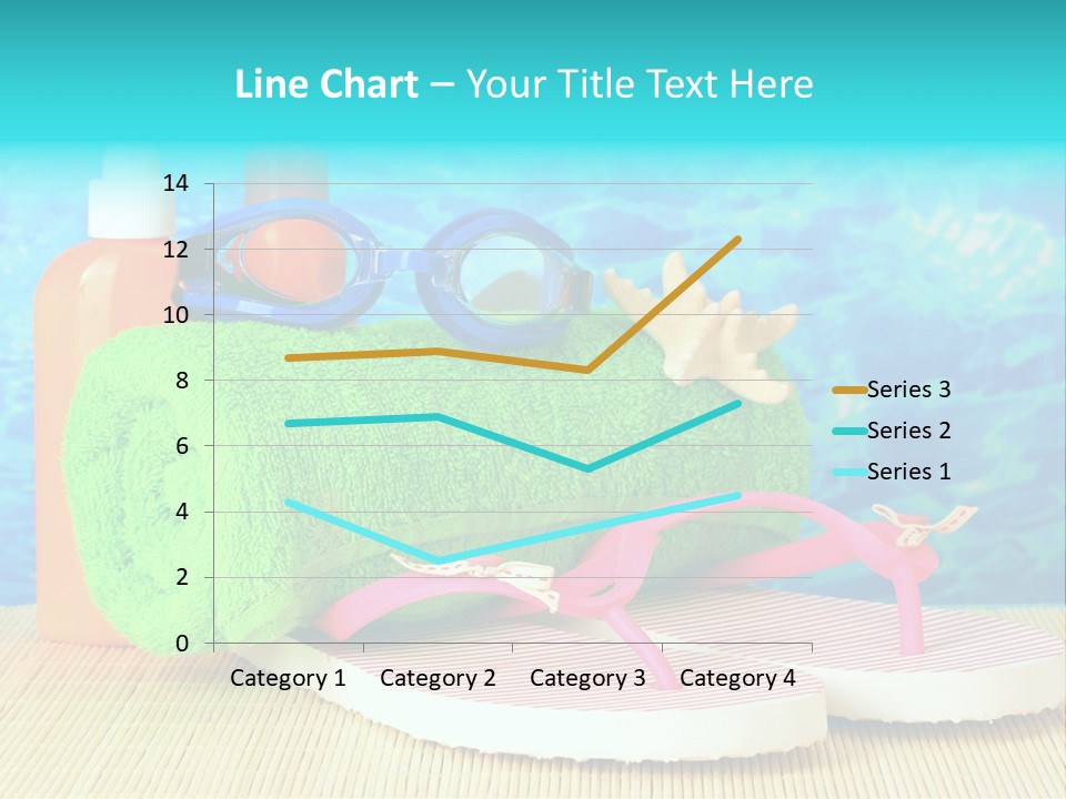 Yellow Towels Star PowerPoint Template