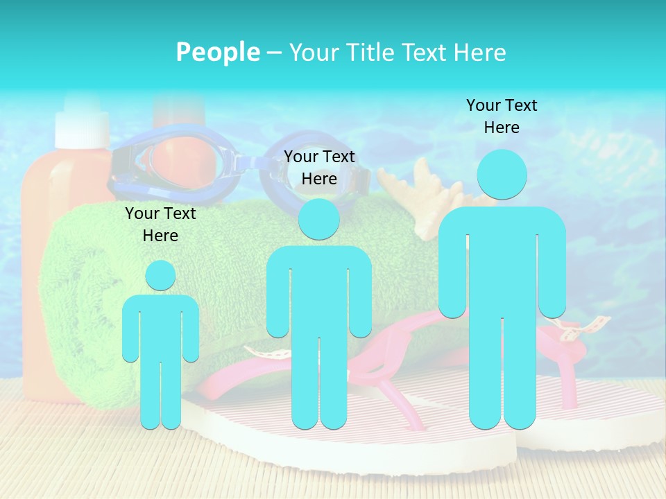 Yellow Towels Star PowerPoint Template