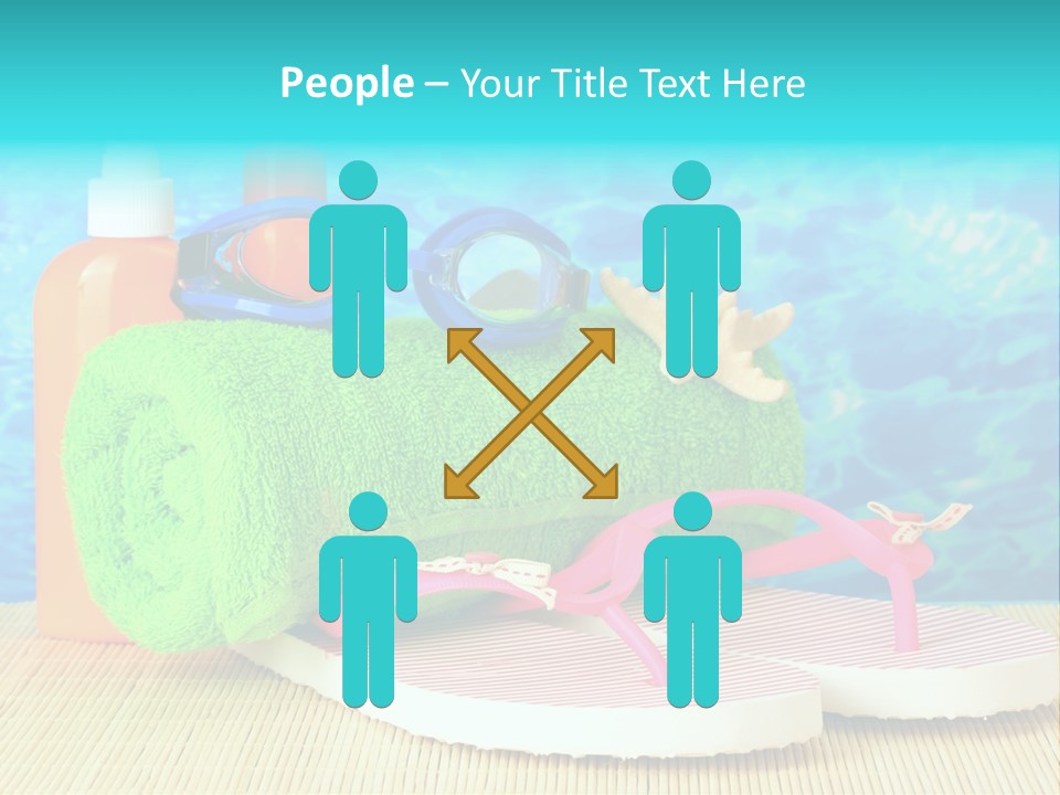 Yellow Towels Star PowerPoint Template