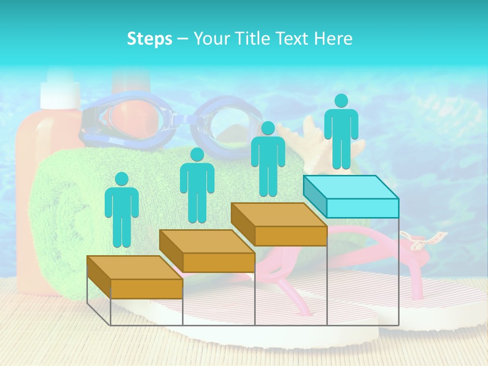 Yellow Towels Star PowerPoint Template