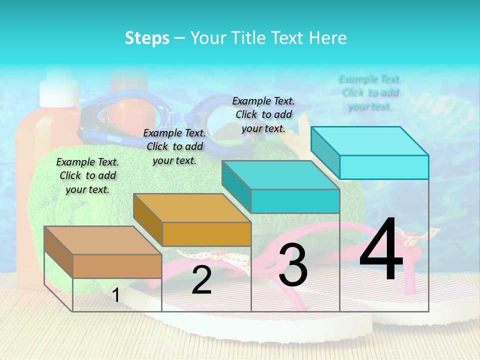 Yellow Towels Star PowerPoint Template