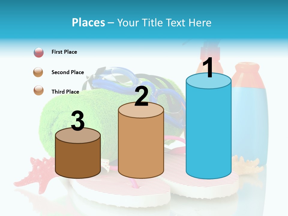 Sandals Sea Relax PowerPoint Template